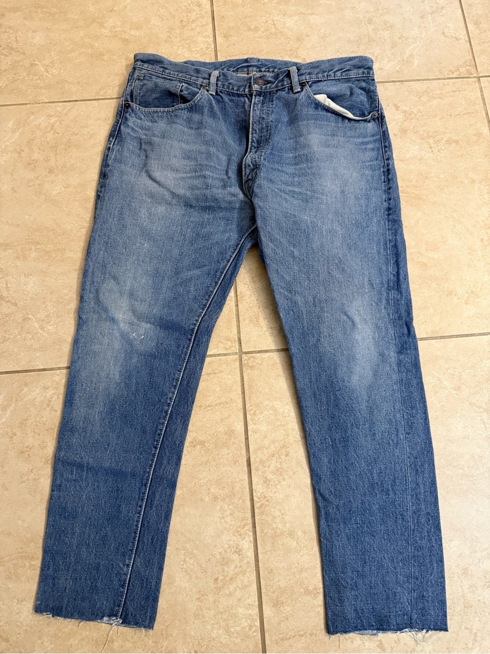 Orslow Men's Blue Denim Jeans XL